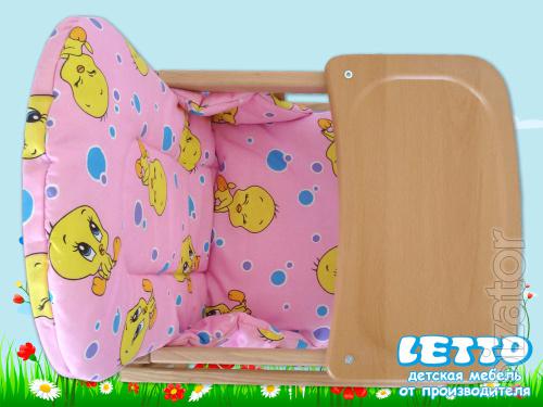 High chair for feeding letto 