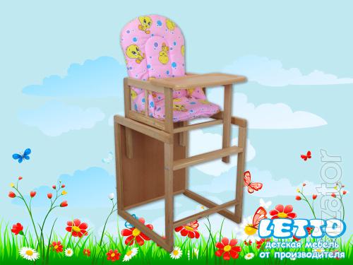 High chair for feeding letto 