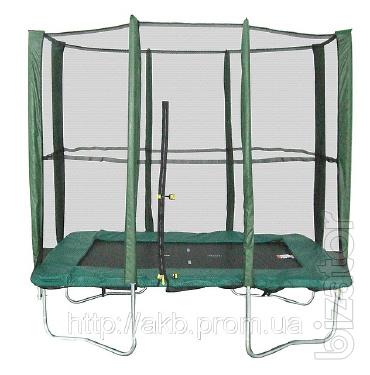 Rectangular trampoline MBM 215 x 150 cm with safety net 