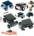 mini car robot moves from sunlight