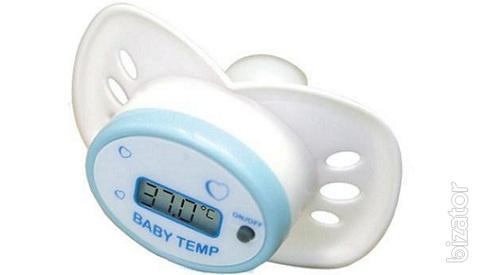The pacifier thermometer, pacifier thermometer for measuring the temperature 