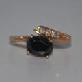 gold ring with diamonds 