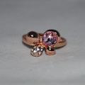 gold ring with diamonds 