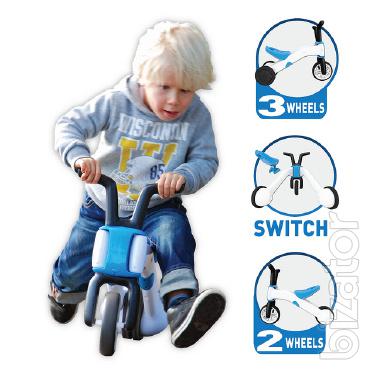 Banzi. A unique balance bike-transformer for kids from 1 year 