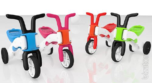 Banzi. A unique balance bike-transformer for kids from 1 year 
