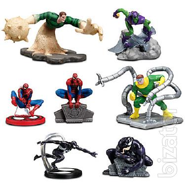 Set toy figures Spider Man (Spider-Man, 7 pieces) 