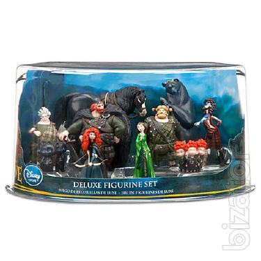 a set of figures Merida, Fergus, Elinor, Angus McIntosh - Disney 