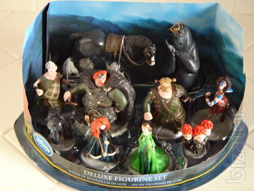 a set of figures Merida, Fergus, Elinor, Angus McIntosh - Disney 