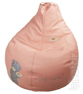 Bag chair with embroidered TEDDY bear 