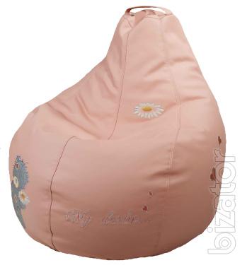 Bag chair with embroidered TEDDY bear 