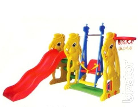 Children's play complex Ching "Bunny" hill-swing Bambi 0260 