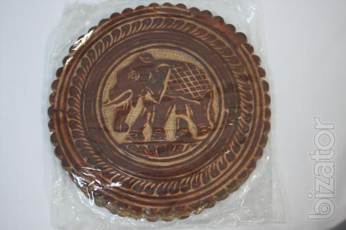 Coasters for cups made of Buffalo skin 