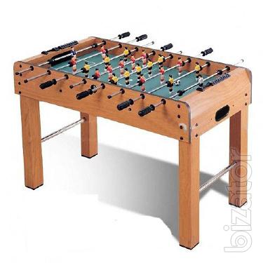 Wooden football table with legs 