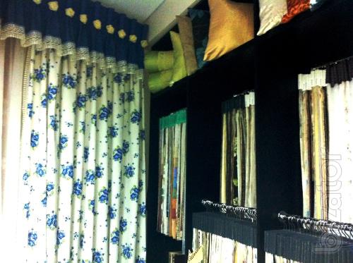 Tailoring the design of curtains, buy order curtains, net curtains on Osokorki, designer services in Kiev, 