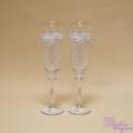 Wedding glasses painted 