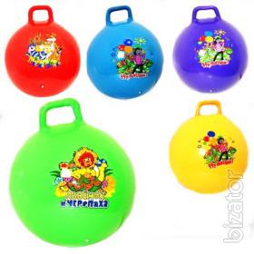 The ball jumper for fitness weights, with horns 45cm,55cm, assorted color The ball jumper for fitness weights, with horns 45cm,55cm, assorted color