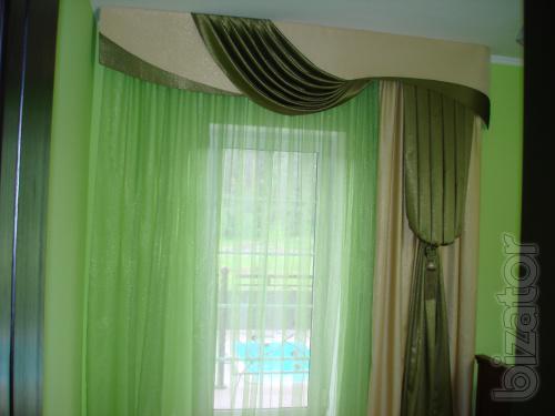 Sewing curtains - decorating ceremonial halls and wedding ceremonies. 