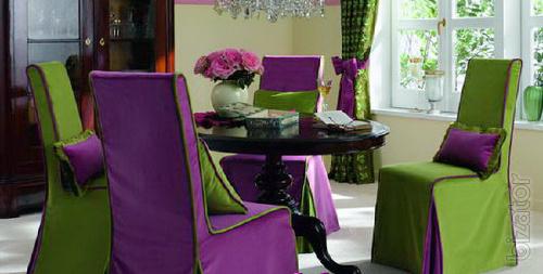 Sewing curtains - decorating ceremonial halls and wedding ceremonies. 