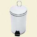 M S waste Basket stainless.the glossy. 12L pedal