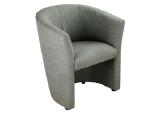 Cozy armchair "Lotus" wide black 