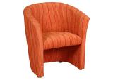 Cozy armchair "Lotus" wide black 