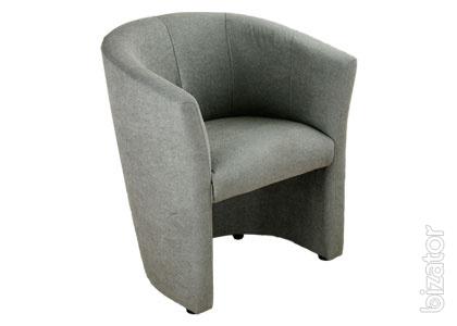 Cozy armchair "Lotus" wide black 