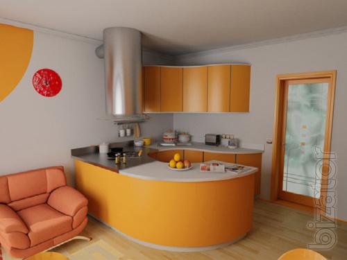 The kitchen is made of MDF! 