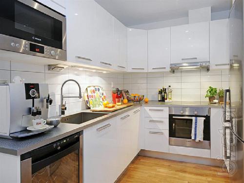 The kitchen is made of MDF! 