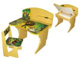 Attention! Children's Table-row Madagascar with shelf