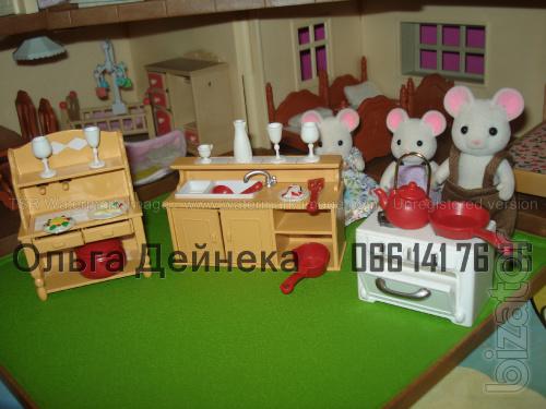 Animals, furniture, houses - analog Sylvanian Family. Cheap 
