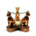 Aroma lamp Cats with colored collar pomegrana