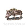 Figurine of a Boar 31cm pomegrana - a symbol of power