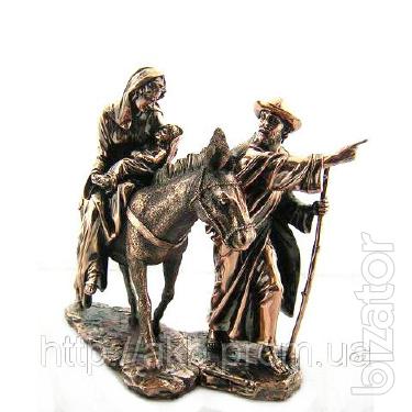 Statuette of the Flight of Jesus ' family to Egypt 