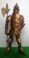 The statue (figure) "the Knight with the bar 44 cm of copper, handmade