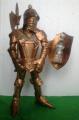 The statue (figure) "the Knight with the bar 44 cm of copper, handmade 