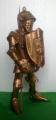 The statue (figure) "the Knight with the bar 44 cm of copper, handmade 