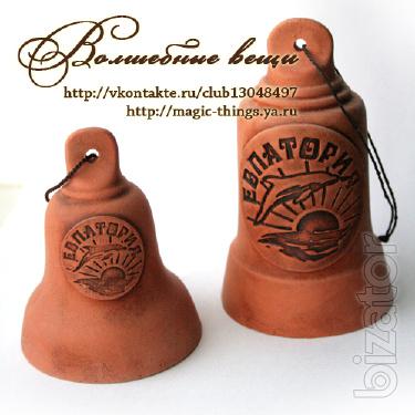 The Souvenirs. Ceramic bells, magnets, plates with the sights of Yalta and other cities. Perhaps fabricated. for individual orders 