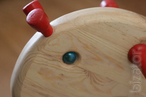 Rocking Snail (horse) wood. Exclusive work. 