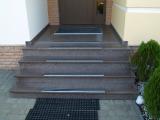 Stairs made of stone (quartzite) 