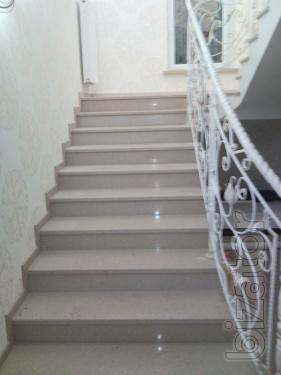 Stairs made of stone (quartzite) 