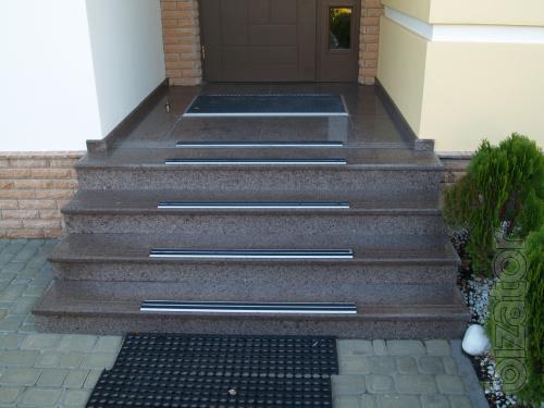 Stairs made of stone (quartzite) 