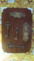 Decorative wooden key holders 
