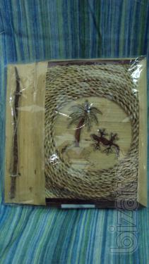 Photo albums and photo frames made of natural leaves 