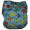Reusable Coolababy diapers with a double row of buttons 