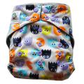 Reusable Coolababy diapers with a double row of buttons 