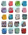 Reusable Coolababy diapers with a double row of buttons