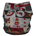 Reusable Coolababy diapers with a double row of buttons 