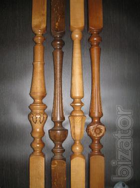 Wooden balusters 