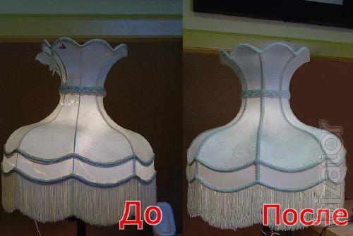 The manufacture of lampshades, repair lampshades 