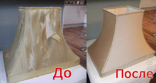 The manufacture of lampshades, repair lampshades 